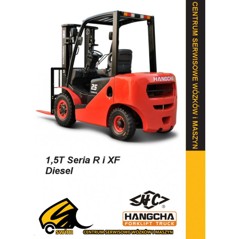 Wózek widłowy HC Hangcha CPCD10 1.5T Benzyna / LPG