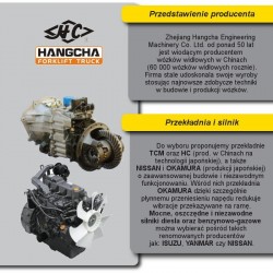 Wózek widłowy HC Hangcha CPQD18 1.8T Benzyna / LPG