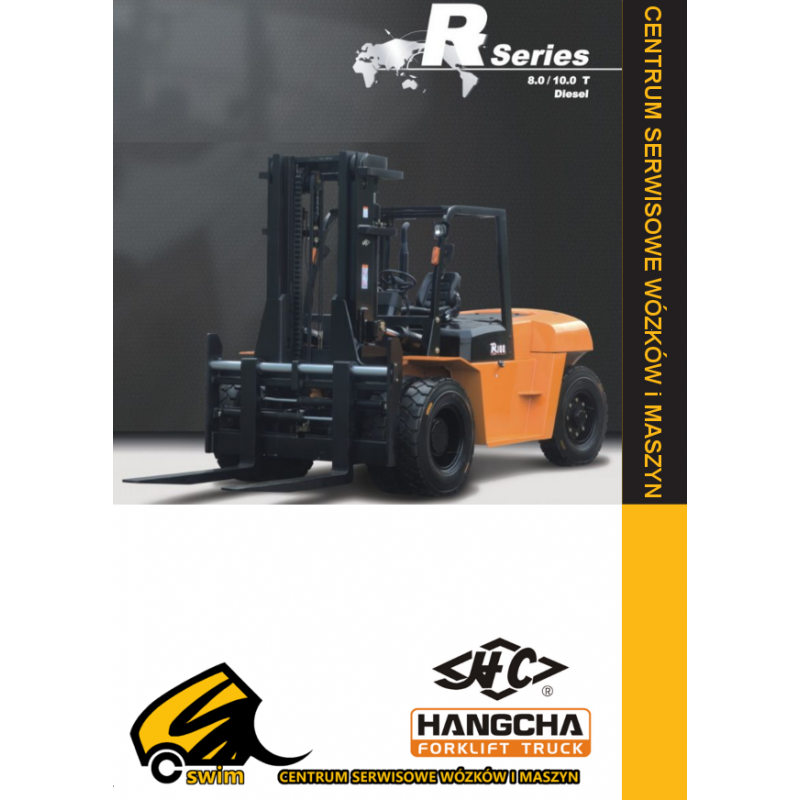 Wózek widłowy HC Hangcha CPCD80, CPCD100, 8.0T, 10.0T Diesel