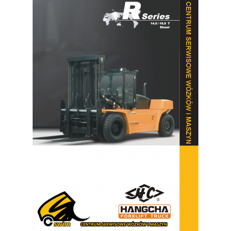 Wózek widłowy HC Hangcha CPCD140, CPCD160, 14.0T, 16.0T Diesel